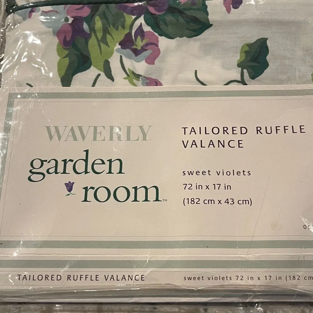 Waverly Garden Room Floral Valance Curtain 72